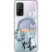 Прозрачный чехол BoxFace Xiaomi Mi 10T/ Mi 10T Pro Just Love
