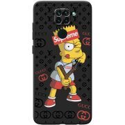 Черный чехол BoxFace Xiaomi Redmi Note 9 Yellow Fun