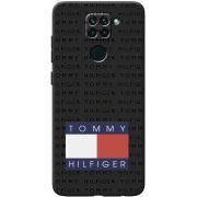 Черный чехол BoxFace Xiaomi Redmi Note 9 Tommy Print
