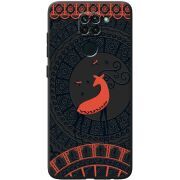 Черный чехол BoxFace Xiaomi Redmi Note 9 Ornament