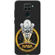 Черный чехол BoxFace Xiaomi Redmi Note 9 NASA Spaceship