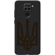 Черный чехол BoxFace Xiaomi Redmi Note 9 Ukrainian Trident