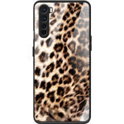 Защитный чехол BoxFace Glossy Panel OnePlus Nord Leopard Fur