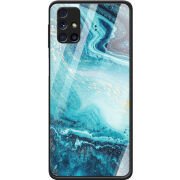 Защитный чехол BoxFace Glossy Panel Samsung M317 Galaxy M31s Blue Marble