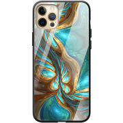 Защитный чехол BoxFace Glossy Panel Apple iPhone 12 Pro Max Blue Abstraction
