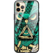 Защитный чехол BoxFace Glossy Panel Apple iPhone 12 Pro Max Masonic Owl