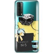 Прозрачный чехол BoxFace Huawei P Smart 2021 Fashion Pug