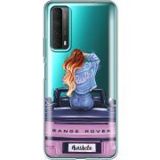 Прозрачный чехол BoxFace Huawei P Smart 2021 Boss Babe