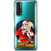 Прозрачный чехол BoxFace Huawei P Smart 2021 Cool Santa