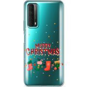 Прозрачный чехол BoxFace Huawei P Smart 2021 Merry Christmas