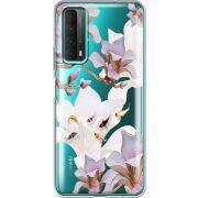 Прозрачный чехол BoxFace Huawei P Smart 2021 Chinese Magnolia