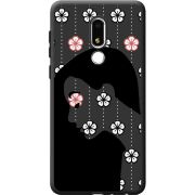Черный чехол BoxFace Meizu M8 Lite Flower Hair