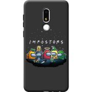 Черный чехол BoxFace Meizu M8 Lite Among Us Impostors