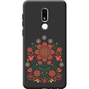 Черный чехол BoxFace Meizu M8 Lite Ukrainian Ornament