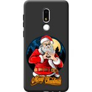 Черный чехол BoxFace Meizu M8 Lite Cool Santa