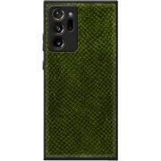 Кожаный чехол Boxface Samsung N985 Galaxy Note 20 Ultra Snake Forest Green