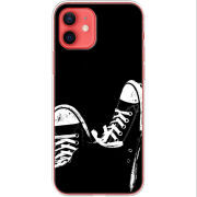 Чехол BoxFace Apple iPhone 12 mini Black Sneakers