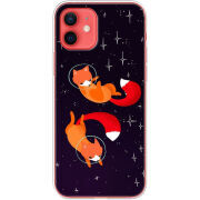 Чехол BoxFace Apple iPhone 12 mini Fox-Astronauts