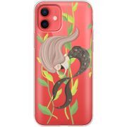 Прозрачный чехол BoxFace Apple iPhone 12 mini Cute Mermaid