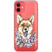 Прозрачный чехол BoxFace Apple iPhone 12 mini Winking Fox