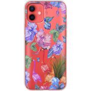 Прозрачный чехол BoxFace Apple iPhone 12 mini Flamingo