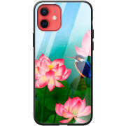 Защитный чехол BoxFace Glossy Panel Apple iPhone 12 mini Lotus Bird