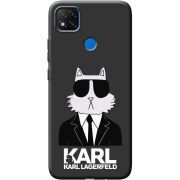 Черный чехол BoxFace Xiaomi Redmi 9C Cat in Black