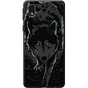 Черный чехол BoxFace Samsung Galaxy A01 Core (A013) Wolf