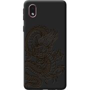 Черный чехол BoxFace Samsung Galaxy A01 Core (A013) Chinese Dragon