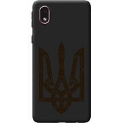 Черный чехол BoxFace Samsung Galaxy A01 Core (A013) Ukrainian Trident