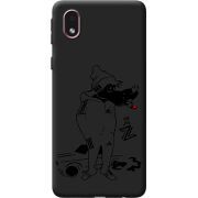 Черный чехол BoxFace Samsung Galaxy A01 Core (A013) 