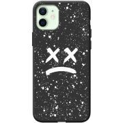 Черный чехол BoxFace Apple iPhone 12 Sad Way