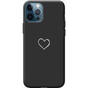 Черный чехол BoxFace Apple iPhone 12 Pro My Heart