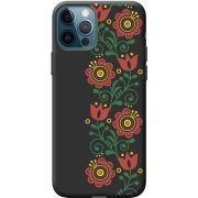 Черный чехол BoxFace Apple iPhone 12 Pro Ethno