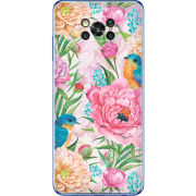 Чехол BoxFace Poco X3 Birds in Flowers