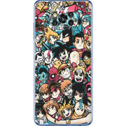 Чехол BoxFace Poco X3 Anime Stickers