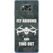 Чехол BoxFace Poco X3 Дрон Fly Around