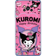 Чехол BoxFace Poco X3 День народження Kuromi
