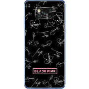 Чехол BoxFace Poco X3 Blackpink автограф