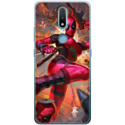 Чехол BoxFace Nokia 2.4 Woman Deadpool