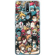 Чехол BoxFace Nokia 2.4 Anime Stickers