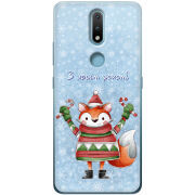 Чехол BoxFace Nokia 2.4 Fox З новим роком!
