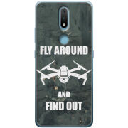 Чехол BoxFace Nokia 2.4 Дрон Fly Around