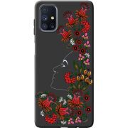 Черный чехол BoxFace Samsung M515 Galaxy M51 3D Ukrainian Muse