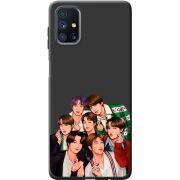 Черный чехол BoxFace Samsung M515 Galaxy M51 BTS