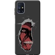 Черный чехол BoxFace Samsung M515 Galaxy M51 Нападение на Титана