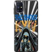 Черный чехол BoxFace Samsung M515 Galaxy M51 Привид Києва в дії