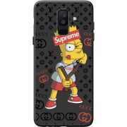 Черный чехол BoxFace Samsung A605 Galaxy A6 Plus 2018 Yellow Fun