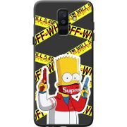 Черный чехол BoxFace Samsung A605 Galaxy A6 Plus 2018 White Bart