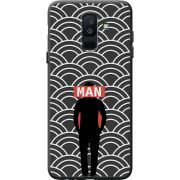 Черный чехол BoxFace Samsung A605 Galaxy A6 Plus 2018 Man Pattern